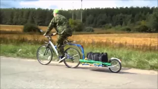 Велоприцеп своими руками  Handmade Bicycle Trailer