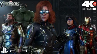 MARVEL´S AVENGERS PS5 GAMEPLAY DEUTSCH/GERMAN 4K60FPS