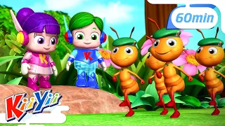 Ants Go Marching 🐜 + More | Best of KiiYii Songs | ABC and 123 | Nursery Rhymes & Kids Songs