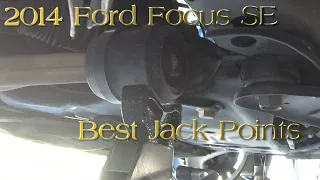 2014 Ford Focus Jack Points