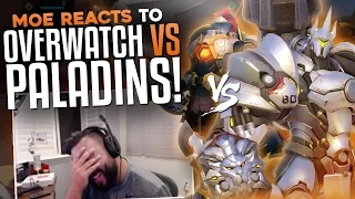 Moe Reacts To Overwatch Vs Paladins!