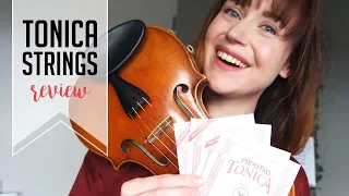 New violin strings: Pirastro Tonica // thoughts on low tension strings & playing some songs