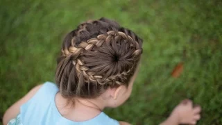 Figure 8 Braid Updo | Double Starburst | Cute Girls Hairstyles