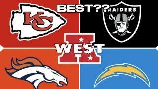 Ranking Every NFL Division from worst to best