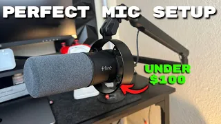 The PERFECT Fifine Microphone Setup