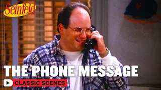 George Leaves A Bad Message | The Phone Message | Seinfeld
