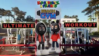 The Ultimate Workout: Kid Maverick and Friends Workout At The Beach Gym