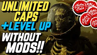 UNLIMITED CAPS + LEVEL UP without mods in FALLOUT 4!!!