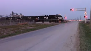 County Road 300 South Railroad Crossing - NS 4320, 7521, and 9867 Light Move in Clymers, Indiana