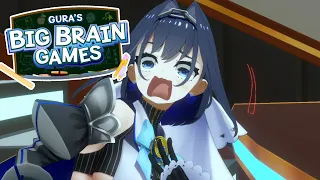 Kronii and Mumei exchange vitriol in Gura's Classroom【Gura's Big Brain Games】| HoloEN