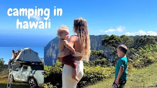 Camping on Kauai with kids