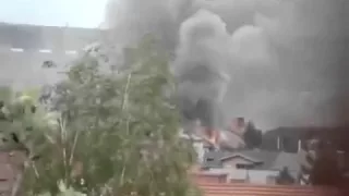 Ukraine News Today War 10 05 2015 Burning houses in Kumanovo Macedonia today1