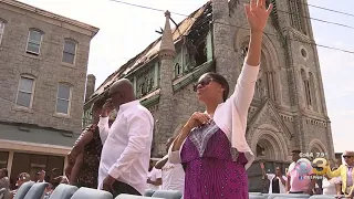 Greater Bible Way Temple Holds Sunday Service Following Devastating Fire