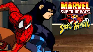 Marvel Super Heroes Vs Street Fighter - Captain America & Spider Man