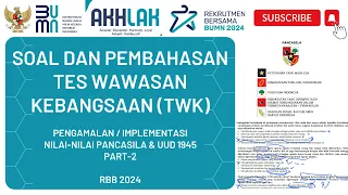 SOAL DAN PEMBAHASAN TES WAWASAN KEBANGSAAN BUMN 2024 PERSIAPAN TES TKD BUMN 2024 Pemahaman UUD 1945