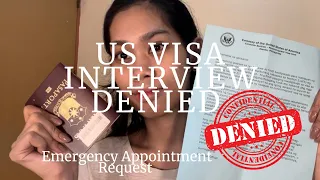 US VISA DENIED JULY 2022