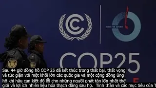 Điều gì tiếp theo sau thất bại của Hội nghị COP 25