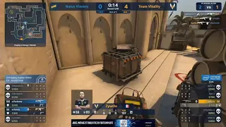 ZYWOO ON FIRE CLUTCH 1v5 RIFLE TO GIVE ADVANTAGE ! FINAL IEM BEIJING - VITALITY NAVI - MAP 5 MIRAGE