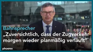 GDL Lokführer-Streik: Statement von Achim Stauß (Pressesprecher Deutsche Bahn) am 24.08.21