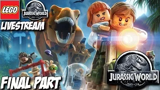 Let's Play Lego Jurassic World Livestream - Part 4 - Jurassic World Story - PS4