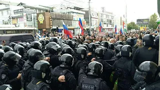 Протест в Новосибирске