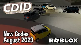 Roblox Car Driving Indonesia New Codes August 2023