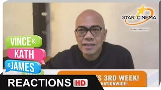 Reactions | Boy Abunda | 'Vince and Kath and James'