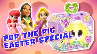 Disney Princesses Pop the Pig Game Easter Basket Prize! W/ Ariel, Pocahontas & Rapunzel