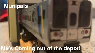 Munipals: New M9 cars coming out of the depot!