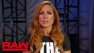 Becky Lynch interrupts “A Moment of Bliss”: Raw, July 29, 2019