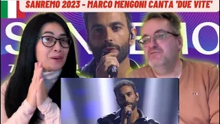 Sanremo 2023 - Marco Mengoni canta 'Due vite' - 🇩🇰REACTION