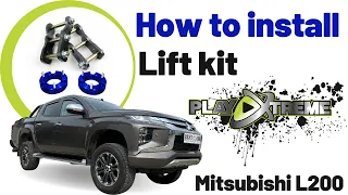 How to install PlayXtreme Lift kit on Mitsubishi L200