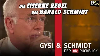 Die eiserne Regel des Harald Schmidt – Gysi & Schmidt – probono TV