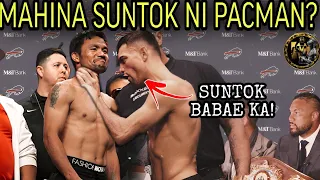 MAHINA DAW SUNTOK NI PACMAN !! AYUN GUMULONG GULONG LANG NAMAN SA LONA|@MarvsportsTV