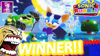 I WON MY FIRST GAME IN THE FINAL HOURS OF THE SONIC RUMBLE BETA SESSION!!!