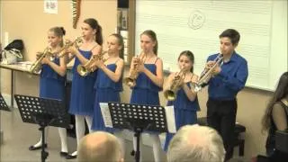 Lilla akademiens Mellanstadietrumpetare - SIMC 2014 - Bugler's holiday