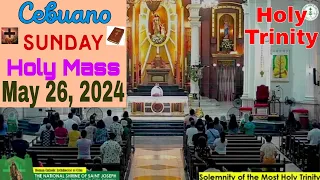 May 26, 2024 Cebuano Sunday Mass(anticipated-5/25)@Nat'l. Shrine of St.Joseph(Cebu)*Holy Trinity Sun