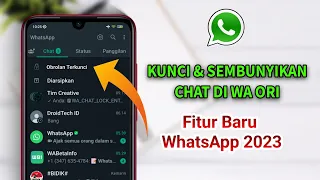 Fitur Baru WhatsApp🔥Mengunci Dan Menyembunyikan Chat