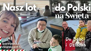 Lecimy do Polski na Święta! Nasz 12 godzinny lot z Korei do Polski 🎄😍