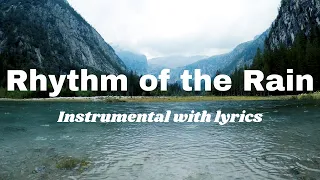 The Cascades' RHYTHM OF THE RAIN Instrumental with Lyrics - @NingD