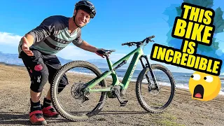 MY NEW MOUNTAIN BIKE IS INCREDIBLE - FIRST RIDE!