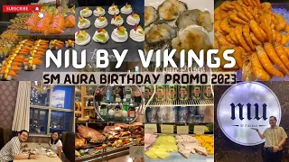 NIU by Vikings in SM Aura | Birthday Promo 2023 & Complete Menu