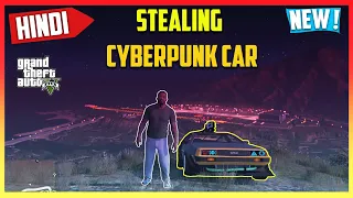 STEALING CYBERPUNK 2077 CAR FROM FORT ZANCUDO MILITARY BASE | GTA V GAMEPLAY #1