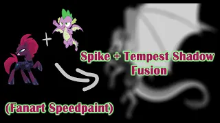 Spike and Tempest Shadow Fusion (Fanart Speedpaint)