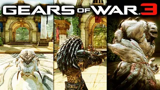 GEARS OF WAR 3 - TODOS LOS LOCUST Y CRIATURAS EN BESTIA