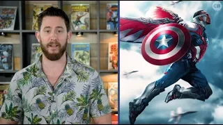 SECOND PRINTING Talks Falcon's Captain America and Aquaman's Trench Movie