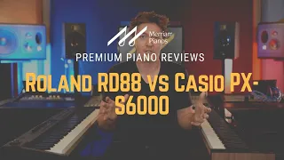 🎹﻿ Roland RD88 vs Casio PX-S6000 | Digital Piano Comparison, Review & Demo ﻿🎹
