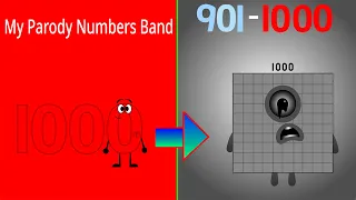 My Parody Numbers Band (901-1000) But Uncannyblock band giga different (Comparison) (S10) The End!