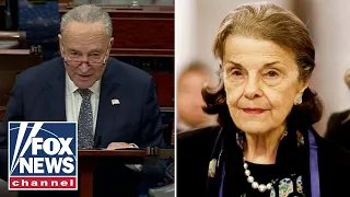 Sen. Chuck Schumer honors Dianne Feinstein on Senate floor in emotional tribute