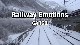 🚆 Führerstandsmitfahrt auf der Lötschberg Bergstrecke - vom Regen in den Schnee!